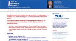 Desktop Screenshot of healthinsbrokers.com